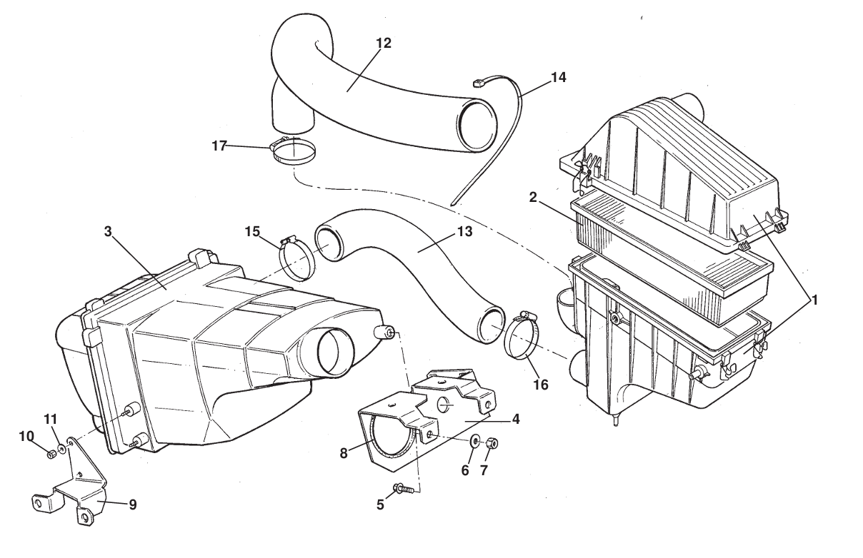 Airbox Resonator A117E0036J A117E0056J Elise S2
