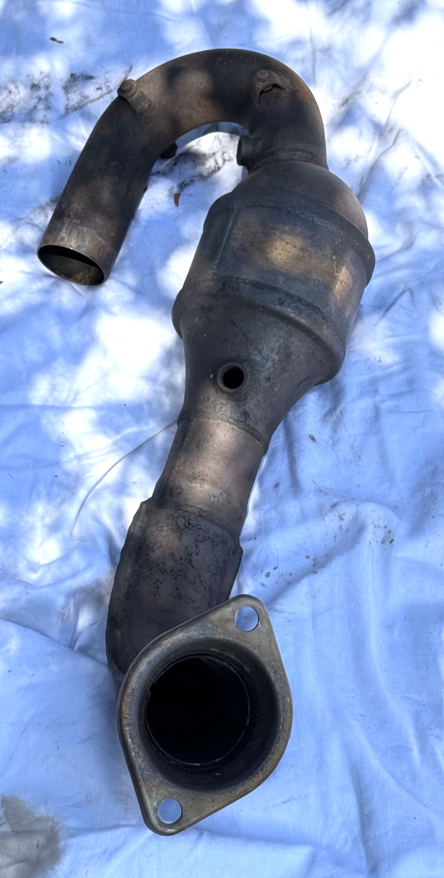 Exige S2 Catalyst Downpipe Assembly 01