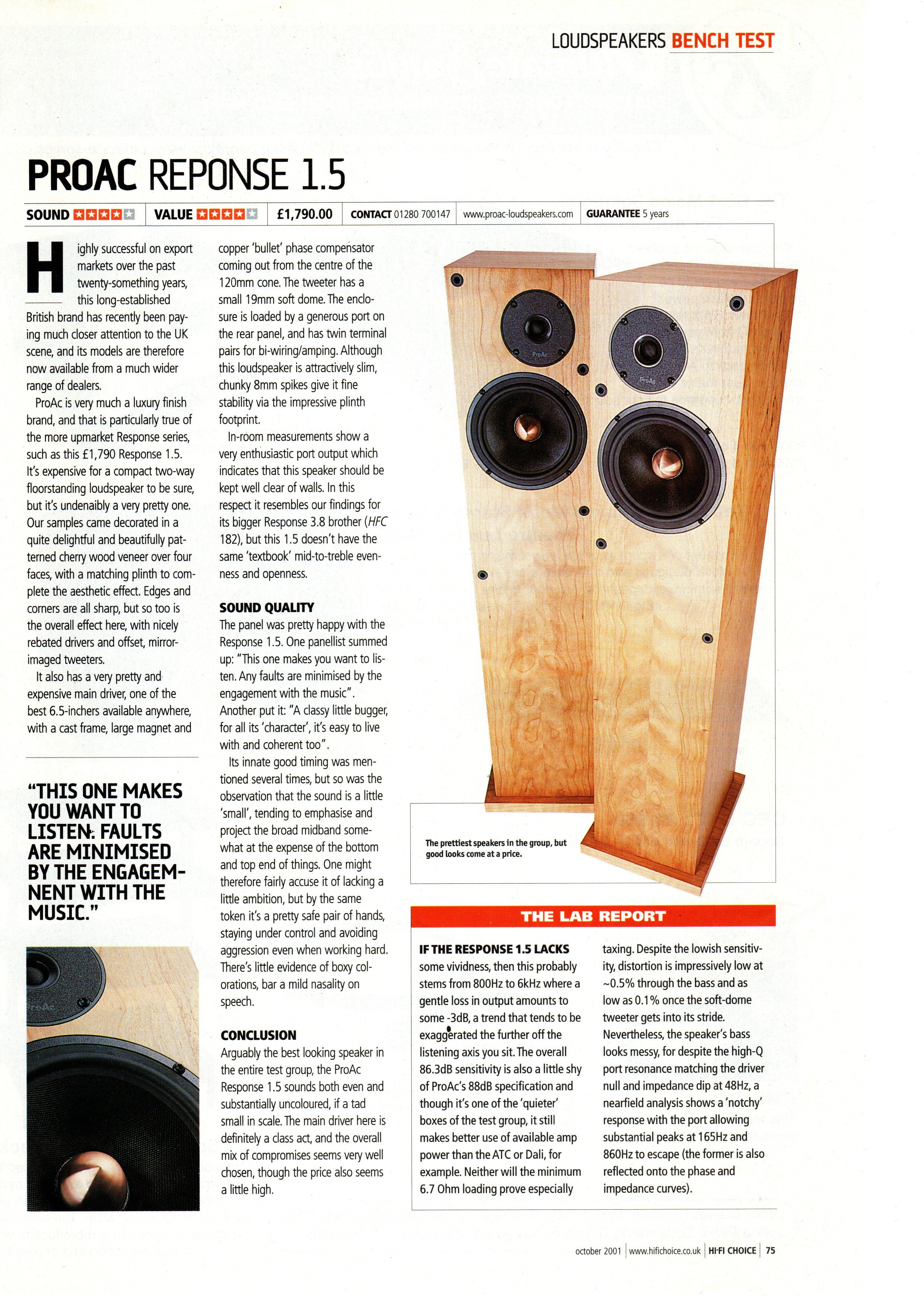 ProAc Response 1.5 review